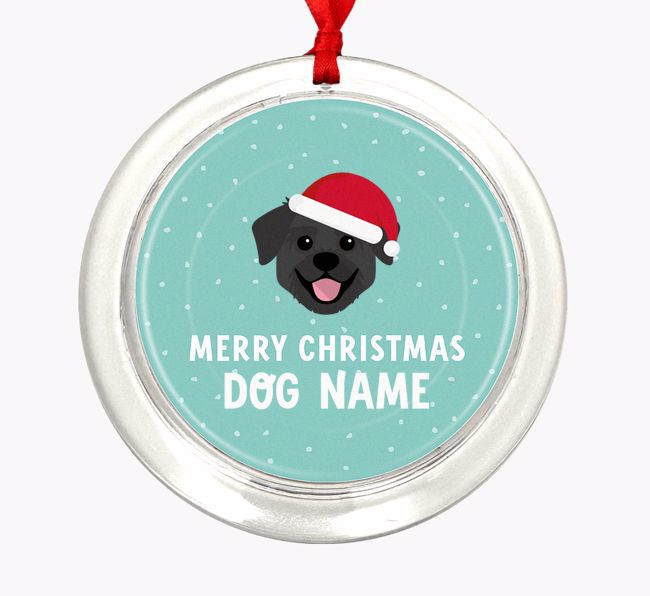 Merry Christmas: Personalized {breedFullName} Christmas Decoration